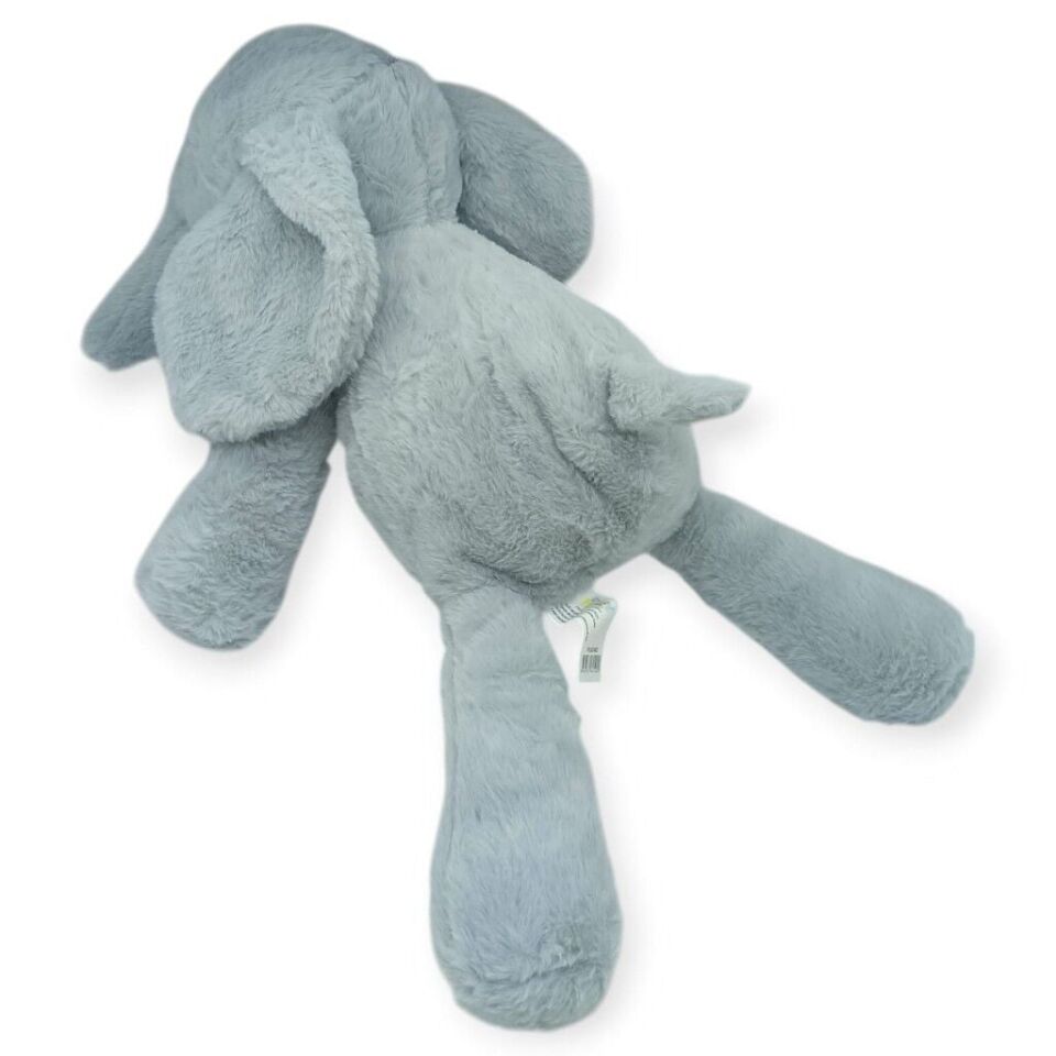 Peluş Sevimli Hayvanlar 65 cm Uyku Arkadaşım Fil - Gri