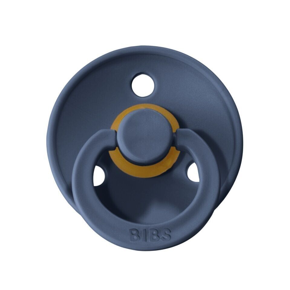 Bibs Colour Kauçuk Emzik 0-6 Ay Steel Blue Steel Blue