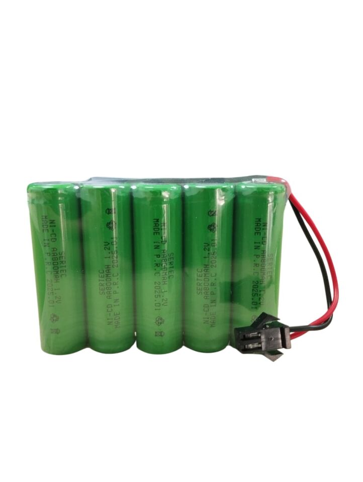 6V 5S1P Aa 800 Mah Kablo + Si̇yah Konnektörlü Oyuncak Pi̇li̇ (1077)