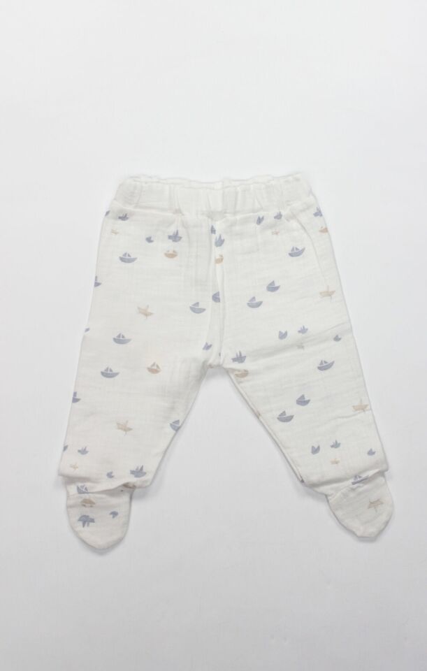 Bistyle 10lu Hastane Çıkışı Müslin Little Boats 11121 Ekru