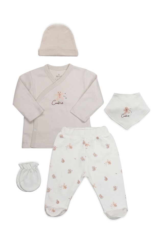 Bistyle 5li Hastane Çıkışı Cookies Make Happy 12111 Ekru