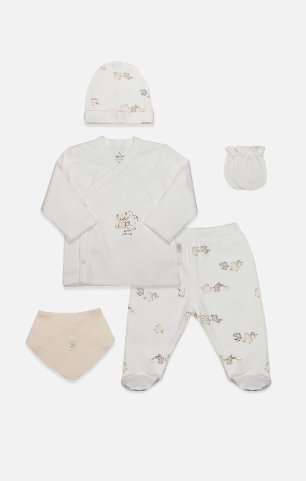 Bistyle 5li Hastane Çıkışı With You Family 12113 Bej