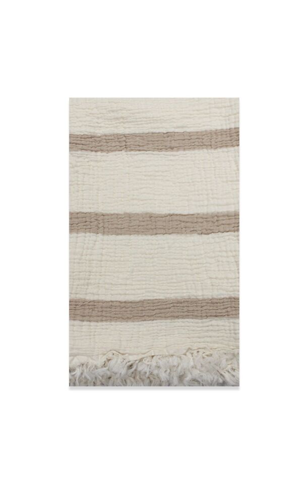 Bistyle Müslin Battaniye Uyku Arkadaşli Pure Life 70156 85x85cm Bej
