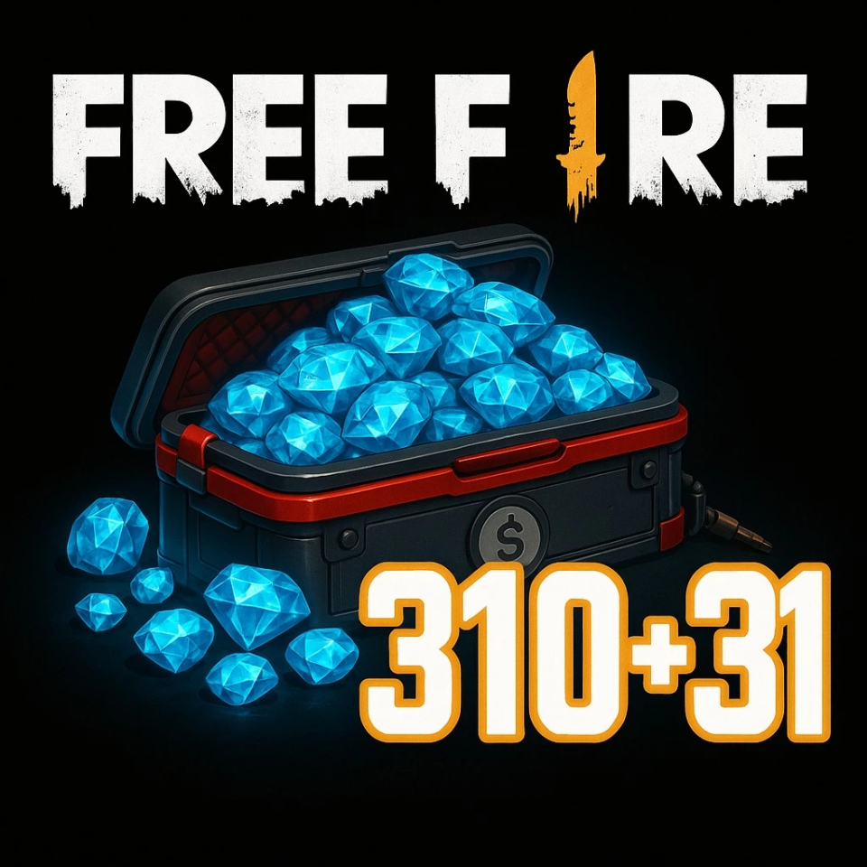 Free Fire 310+31 Bonus Elmas Global
