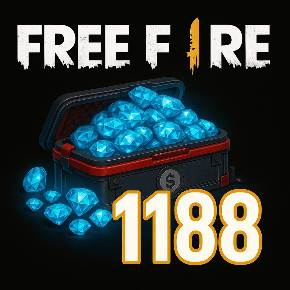 Free Fire 1188 Elmas Global