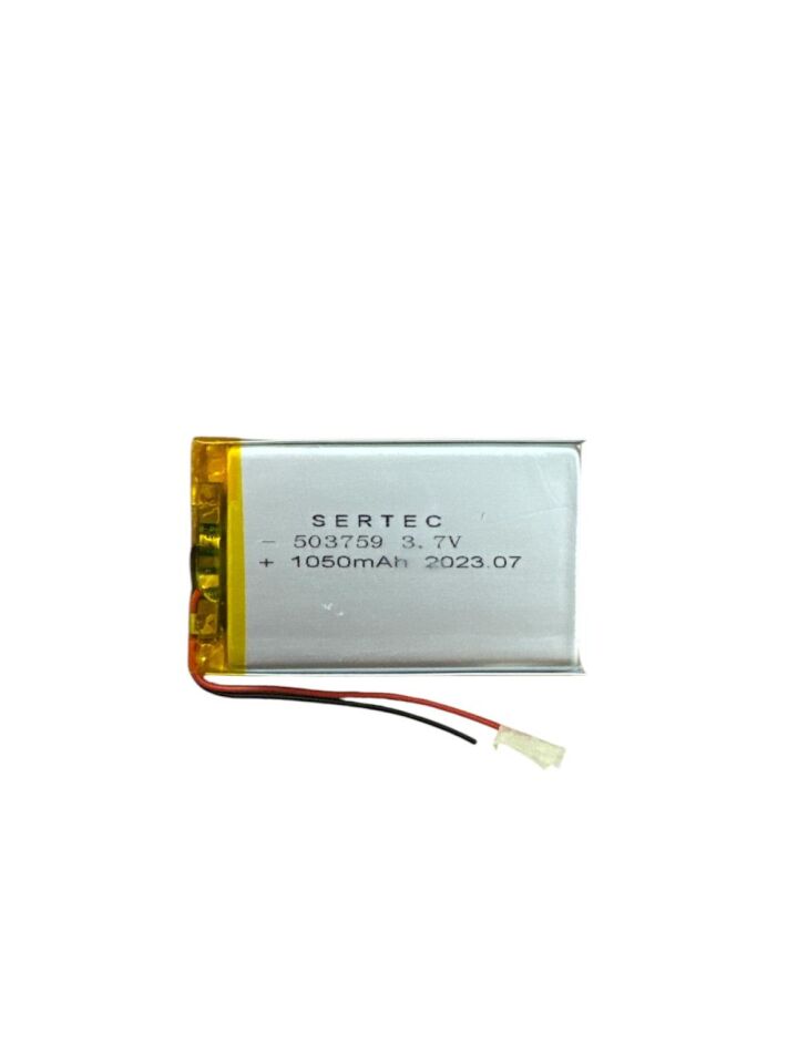 503759 3.7V 1050 Mah Lipolymer Pil Devreli/1.5A (1077)