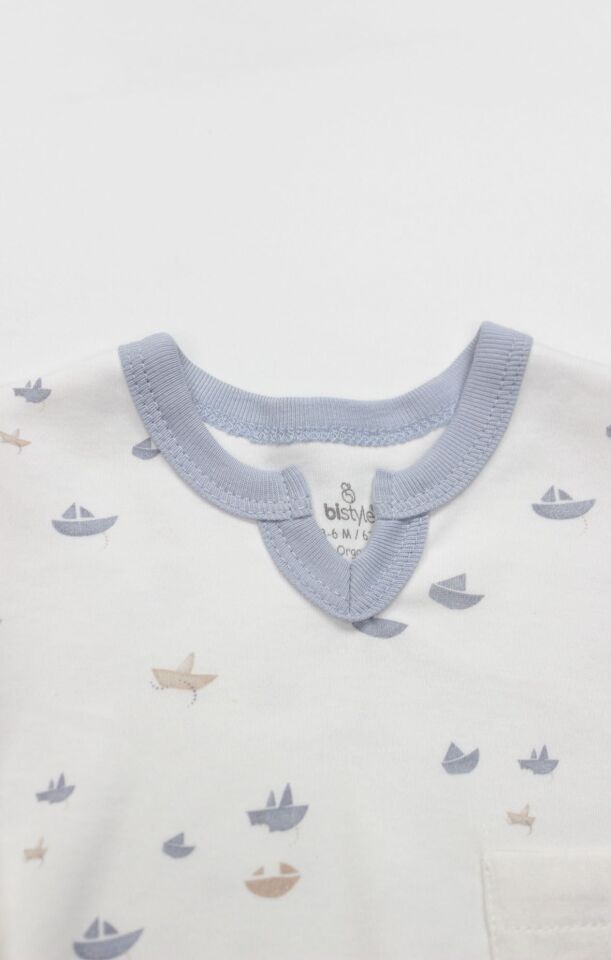 Bistyle 2li Takım Little Boats 14127 Ekru