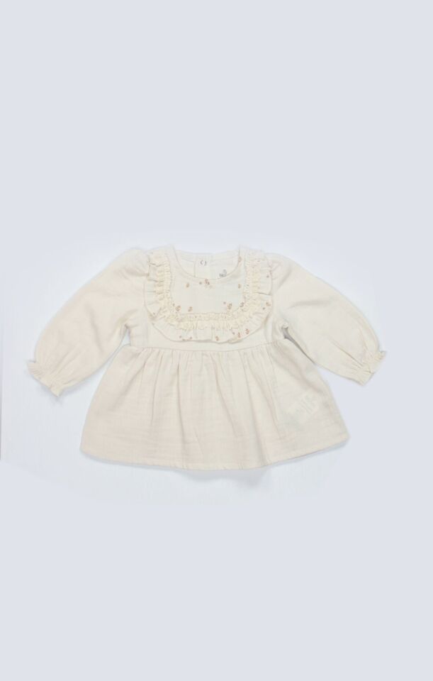 Bistyle 2li Takım Müslin Daisy Flowers 14130 Somon