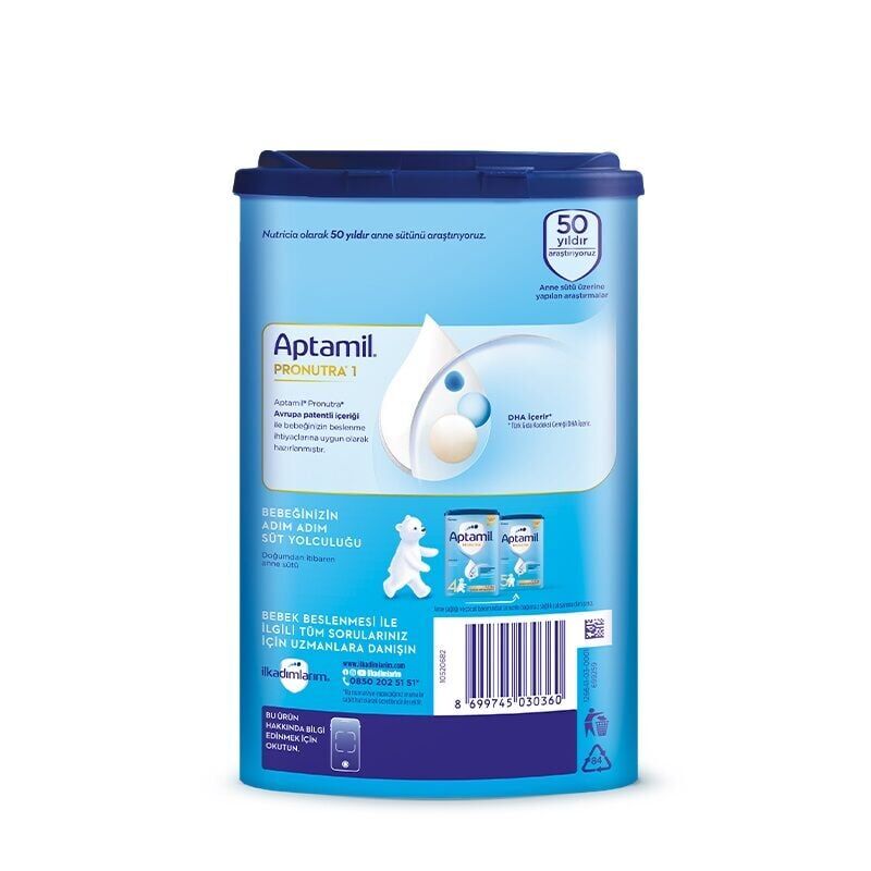 Aptamil Bebek Sütü Maması No1 0-6 Ay 800 Gr