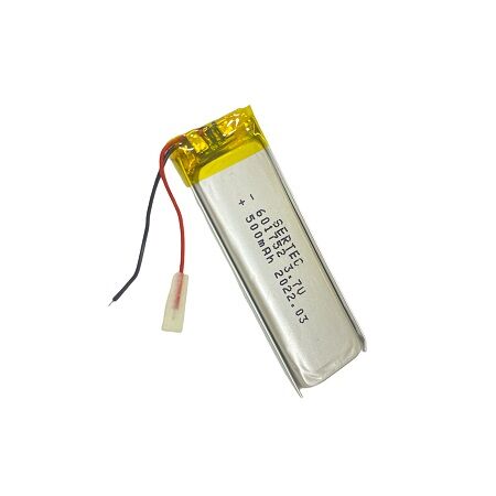 601752 3.7V 500 Mah Lipolymer Pil Devreli/1.5A (1077)