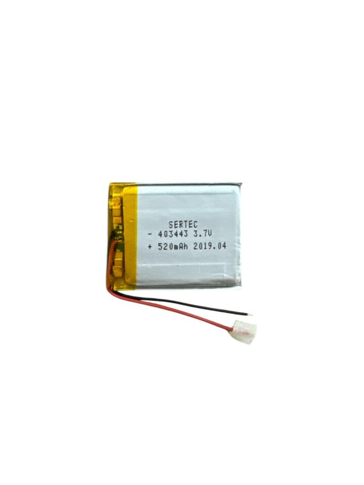 403443 3.7V 520 Mah Lipolymer Pil Devreli/1.5A (1077)