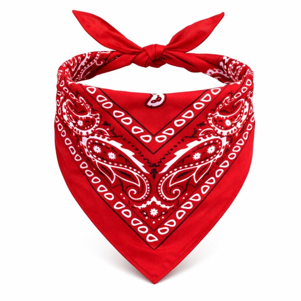 Kırmızı Kovboy Fuları Çocuk Bandana