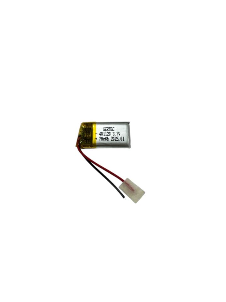 401120 3.7V 70 Mah Lipolymer Pil (Devreli/1.5A) (1077)