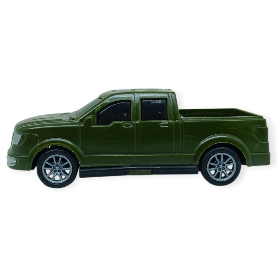 Çek Bırak Arabalar 10 Cm - Yeşil Pick-Up