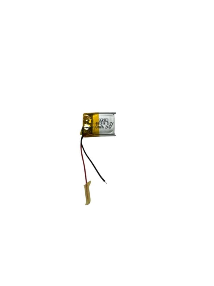 401215 3.7V 60 Mah Lipolymer Pil Devreli/1.5A (1077)