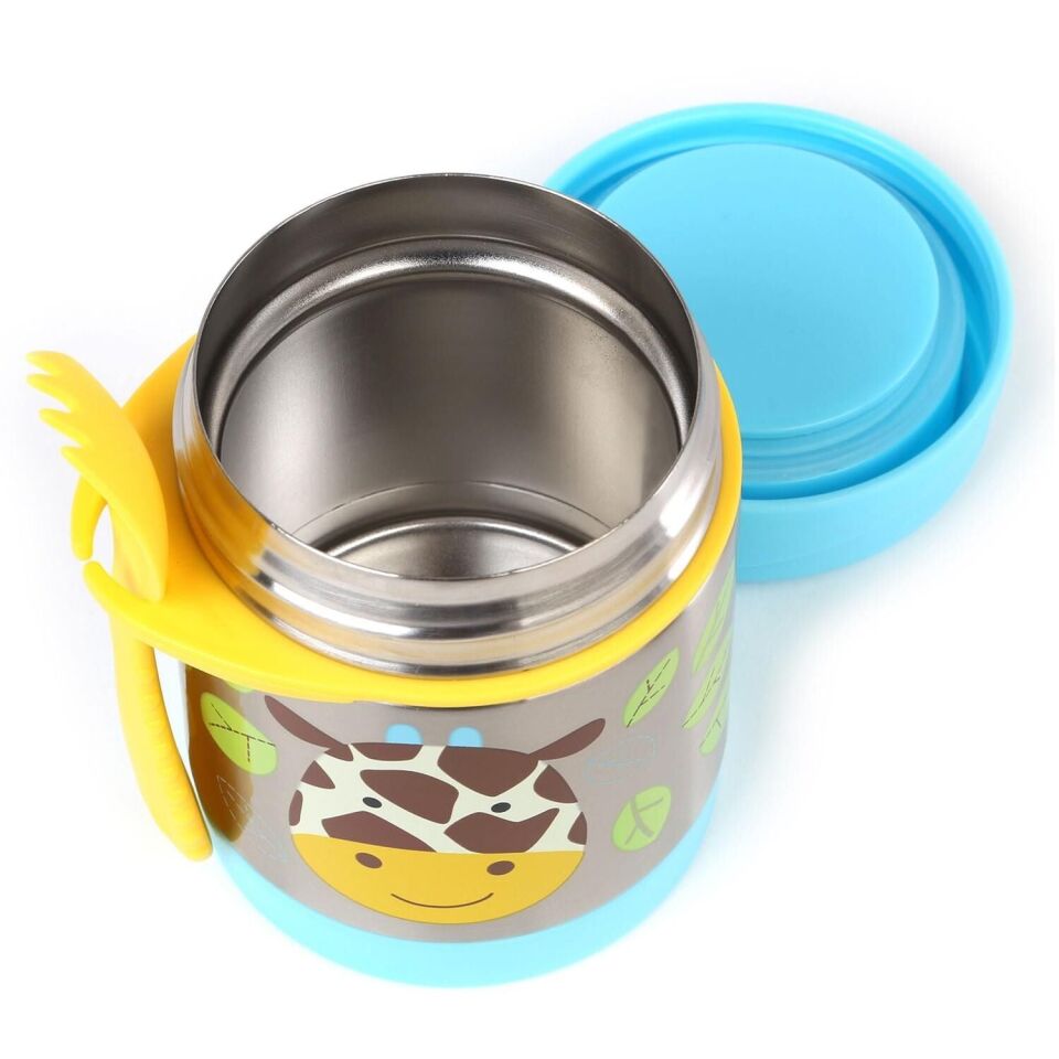 Skip Hop Zoo Paslanmaz Çelik Termos 325 ml Zürafa