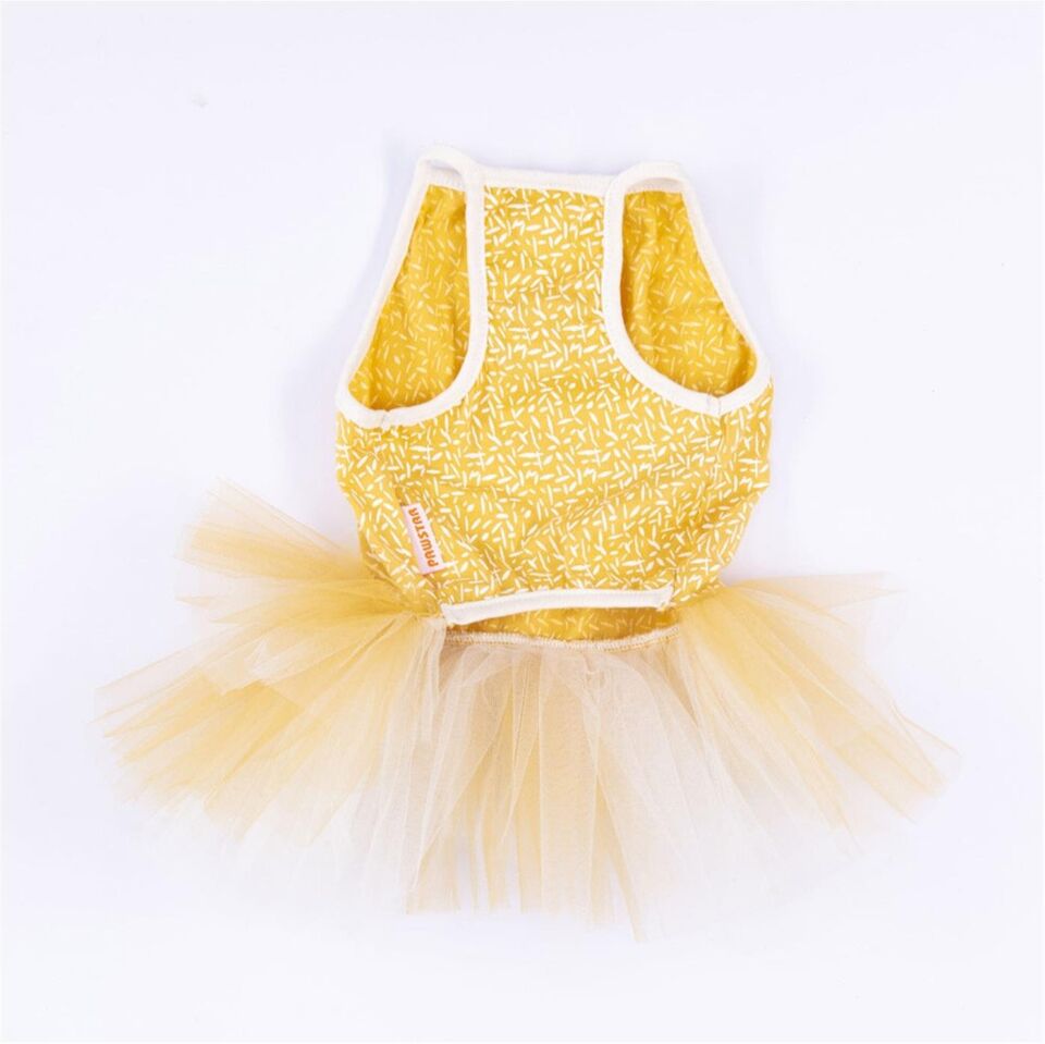 PawStar Yellow Polka-Dot L 30 x 33 x 46 cm
