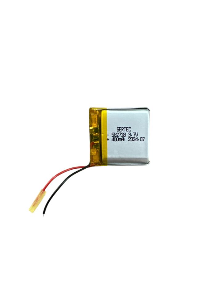 582728 3.7V 400 Mah Lipolymer Pil Devreli/1.5A (1077)