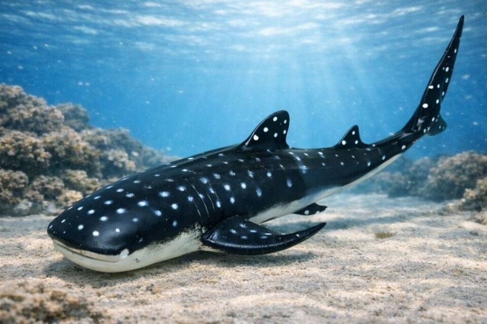 Deniz Hayvanları Serisi - Balina Köpekbalığı 29 cm