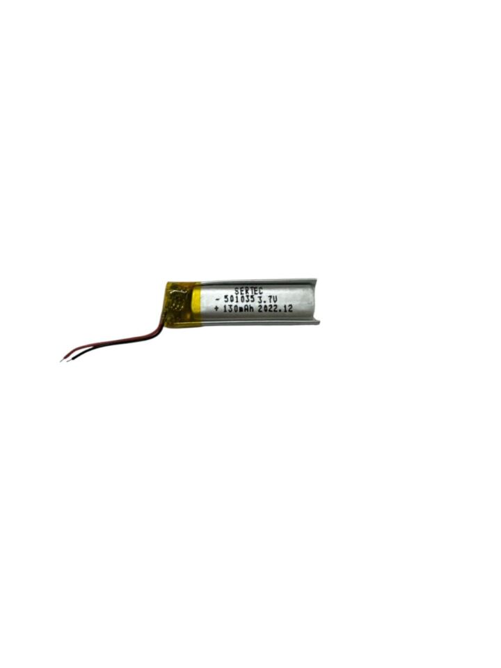 501035 3.7V 130Mah Lipolymer Pil Devreli/1.5A (1077)
