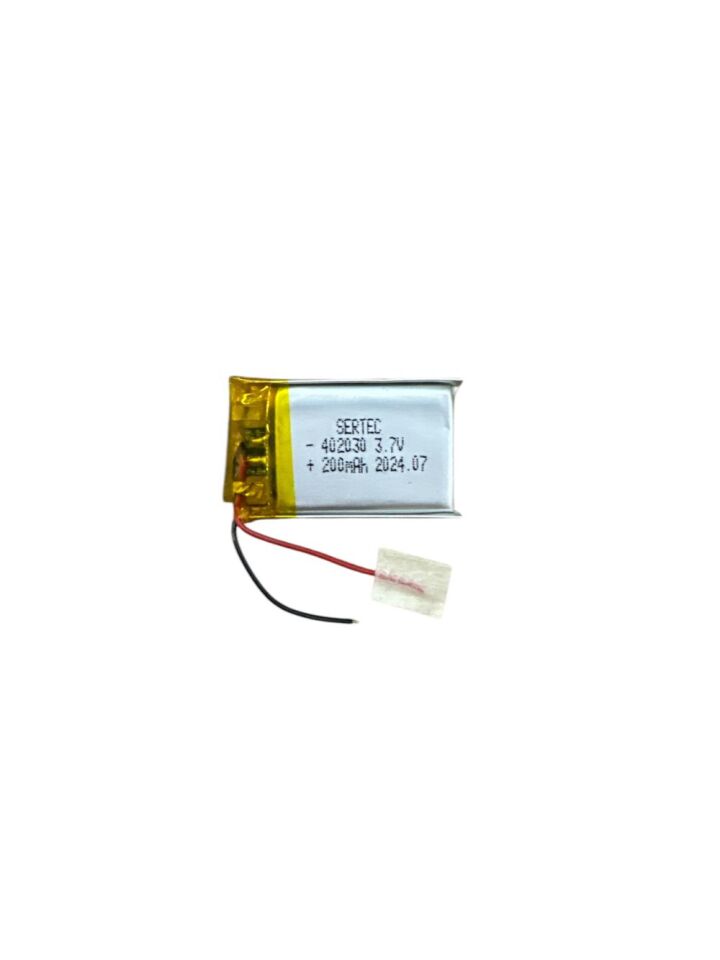 402030 3.7V 200Mah Lipolymer Pil Devreli/1.5A (1077)