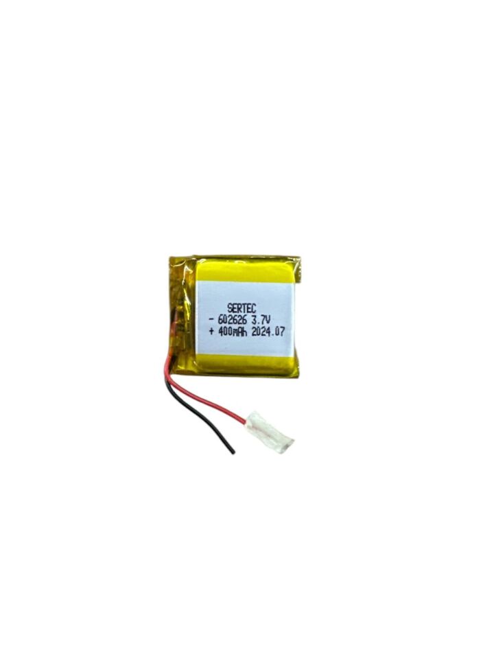 602626 3.7V 400Mah Lipolymer Pil Devreli/1.5A (1077)