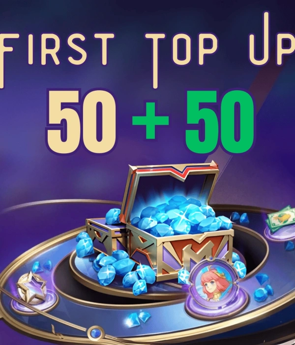 MLBB First Top Up 50 +50 Almaz UZ