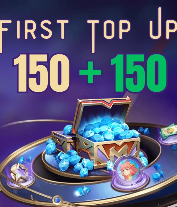 MLBB First Top Up 150 +150 Almaz UZ