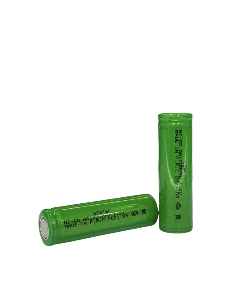 1.2V 1200 Mah  Aa  Nicd Şarjlı Pil  Başsız / Flat Head (1077)