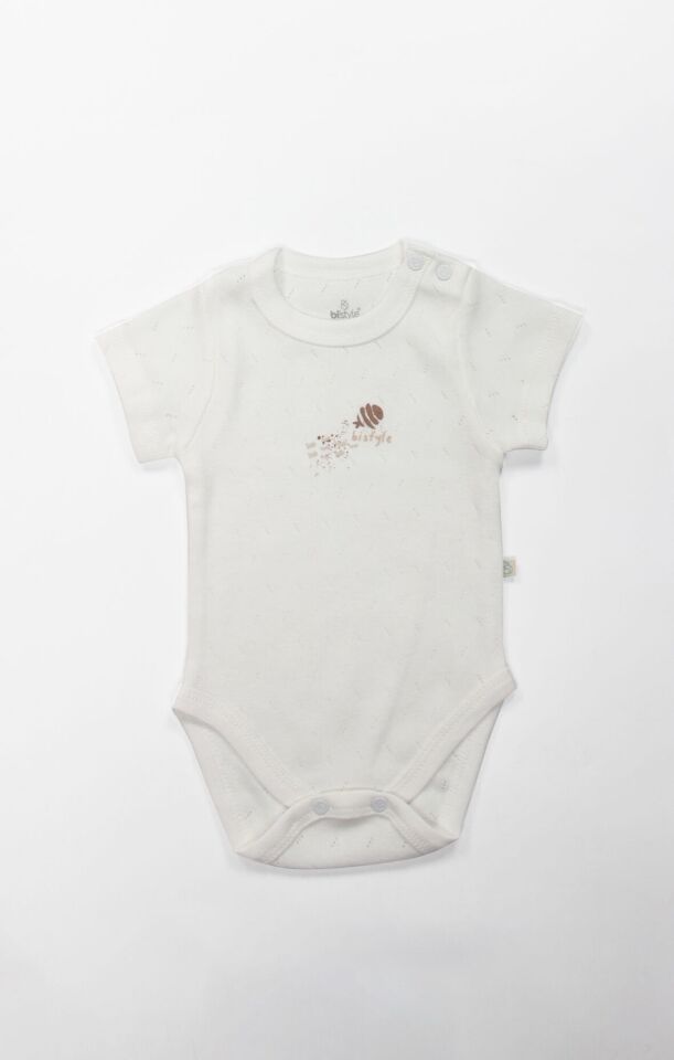 Bistyle Body Yarım Kol Ocean And Starfish 17182 Ekru