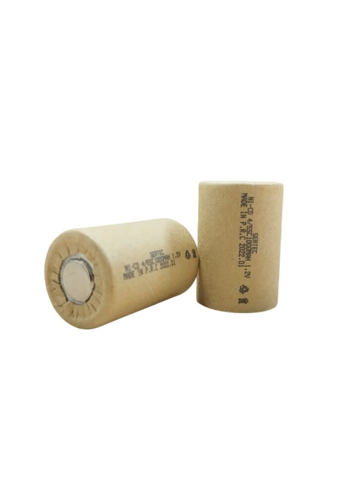 1.2V Nicd  4/5 Sc 1000 Mah Kağıt Şarjlı Pil 3C Başsız/Flat Head (1077)