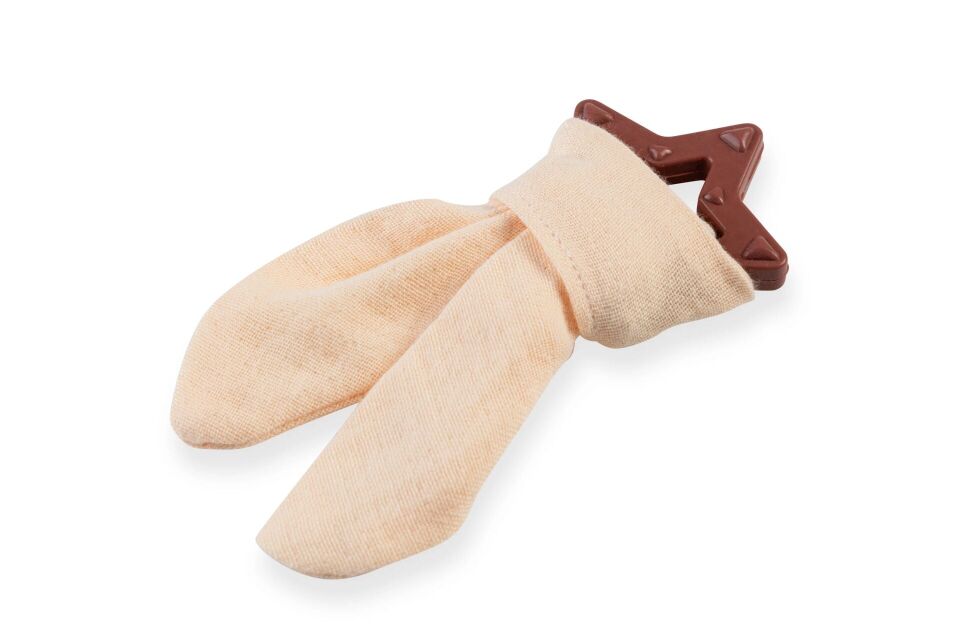 BabyJem Silikon Diş Kaşıyıcılı Müslin Önlük 736 Somon Somon