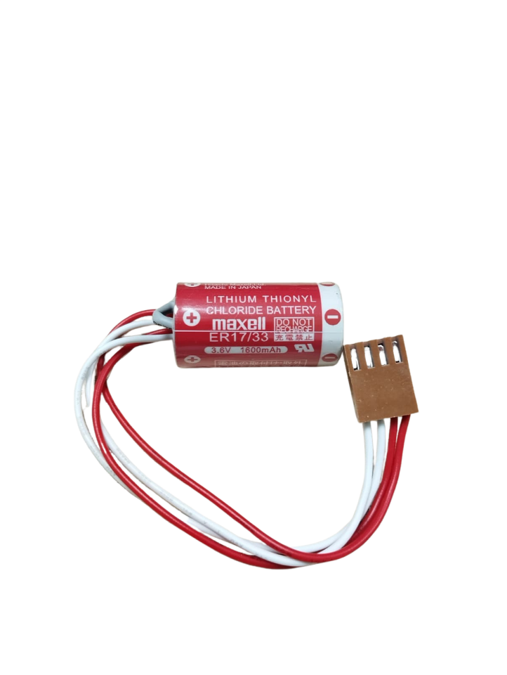 Maxell Er17/33 3.6V 2/3A 4 Pın Size Lithium Pil  Kahverengi Soket (1077)