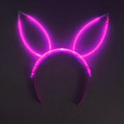 Karanlıkta Yanan Glow Neon Fosforlu Taç - 6 Adet