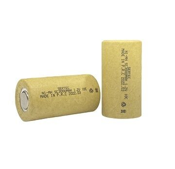 1.2V Nimh Sc 3000 Mah. Kağıtlı Şarjlı Pil 10C Başsız/Flat Head (1077)