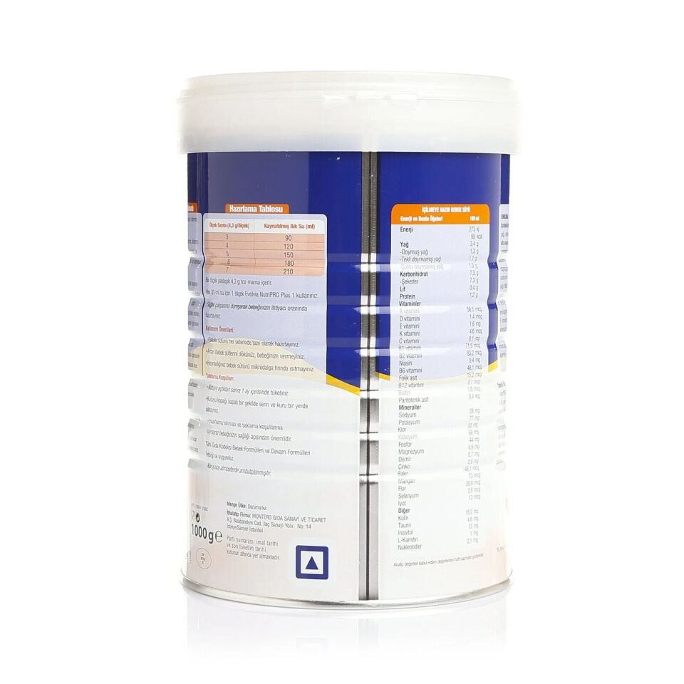 Evolvia NutriPRO Plus Bebek Sütü 1 800 Gr