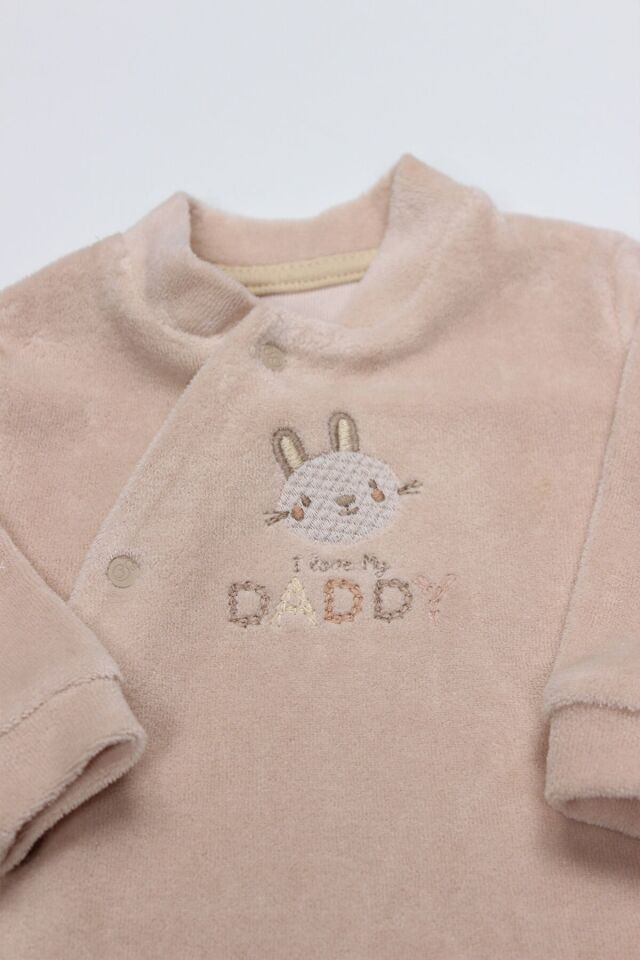 Bi̇style Tulum Kadi̇fe I Love Daddy 15125 Bej