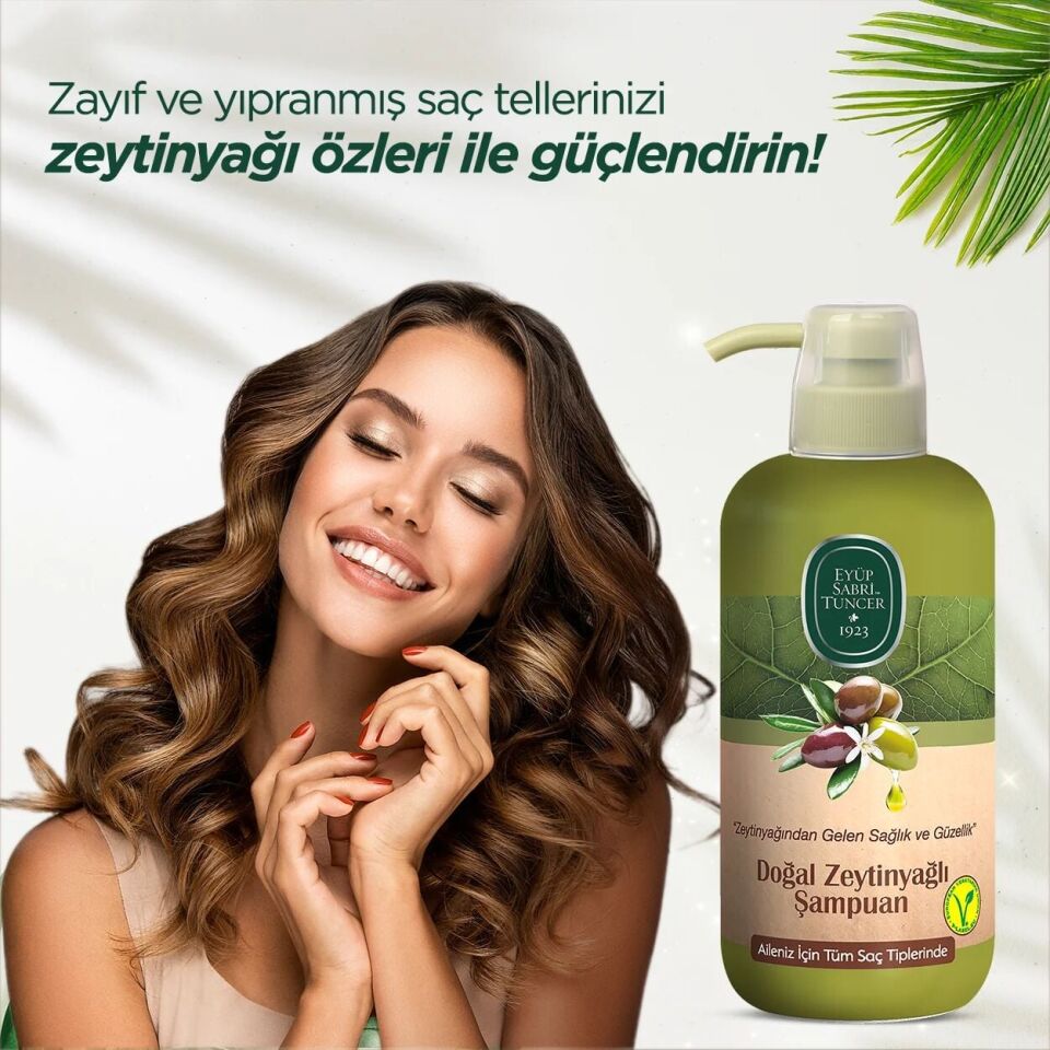Eyüp Sabri Tuncer Doğal Zeytinyağlı Şampuan 600 ml