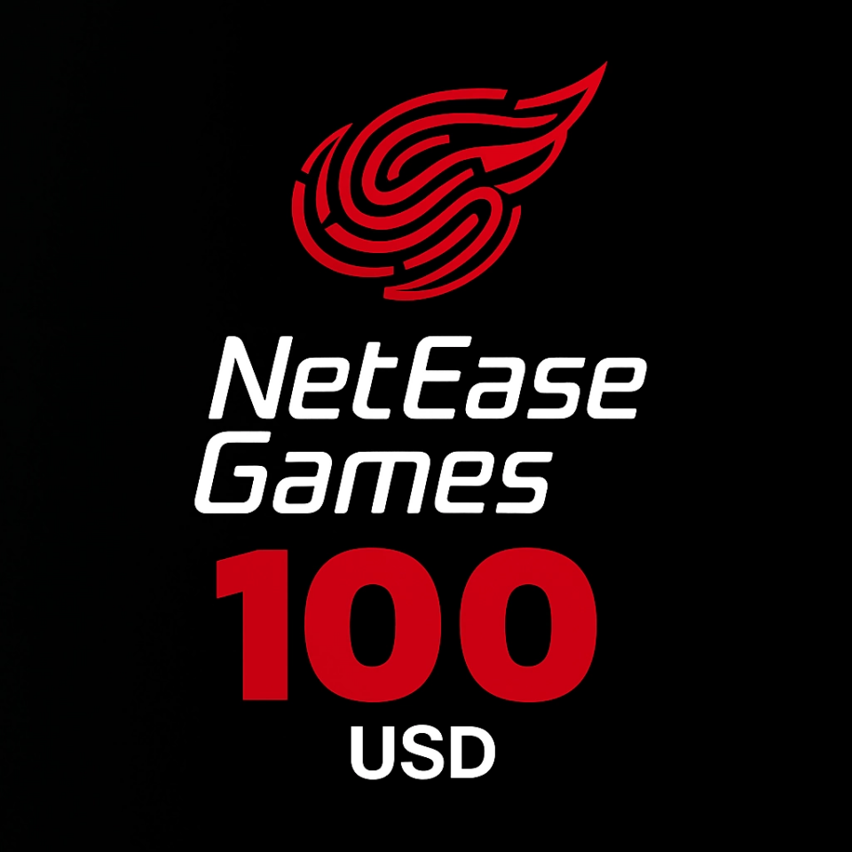 Netease 100 Usd Pay Gift Card