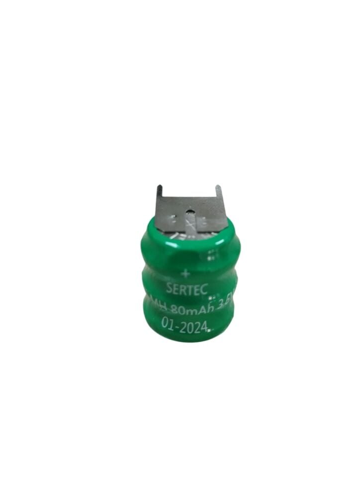 3.6V 3S1P 80 Mah 3 Pin  Nımh Buton Pil (1077)