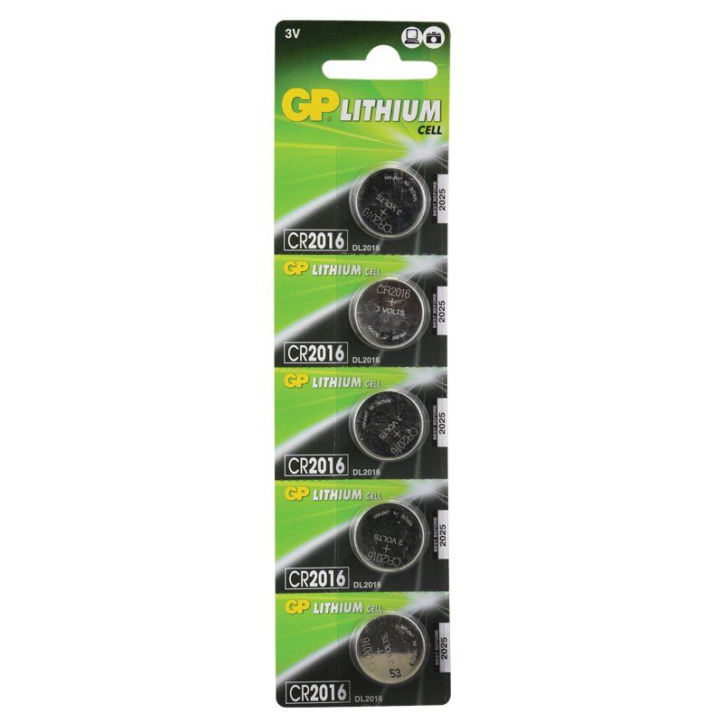 Gp Cr2016 Lityum Pil 5 Li Paket (1077)