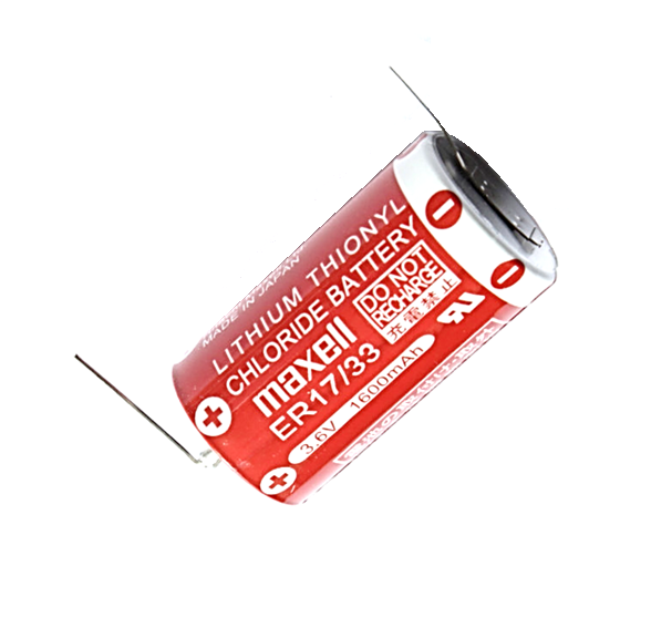 Maxell Er17/33  3.6V  2/3A Size Lithium Pil (1077)