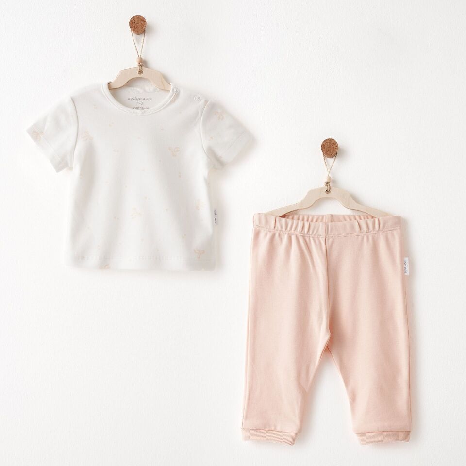 Andywawa AC26540 Little Swan Love 2li Takım Salmon