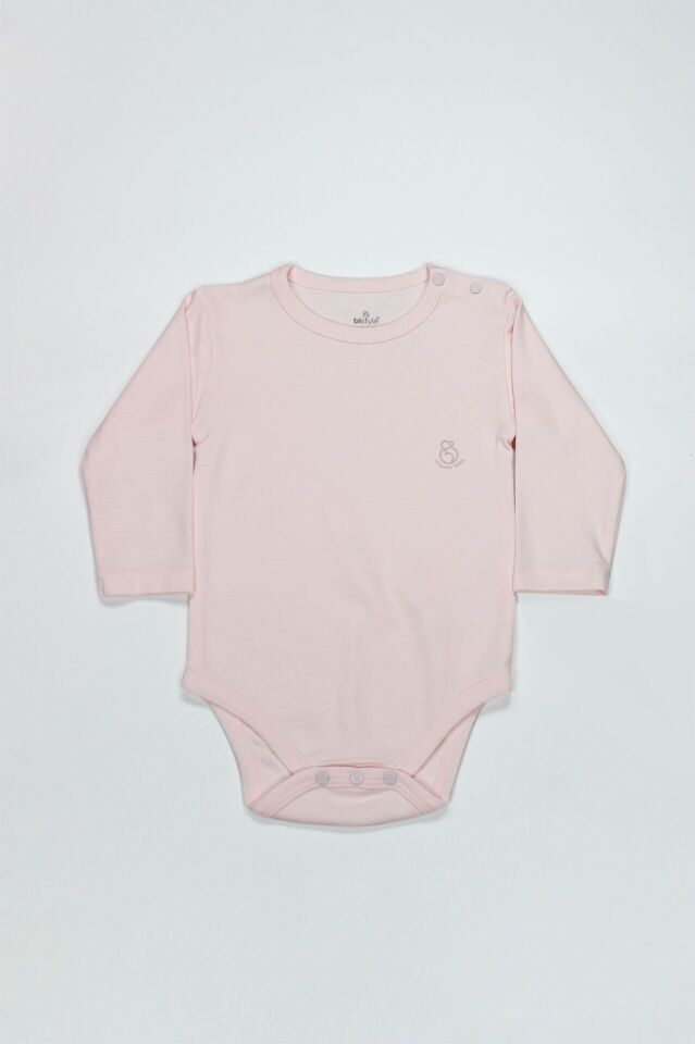Bistyle Natural Basic Style Uzun Kol Body 17104 Pembe