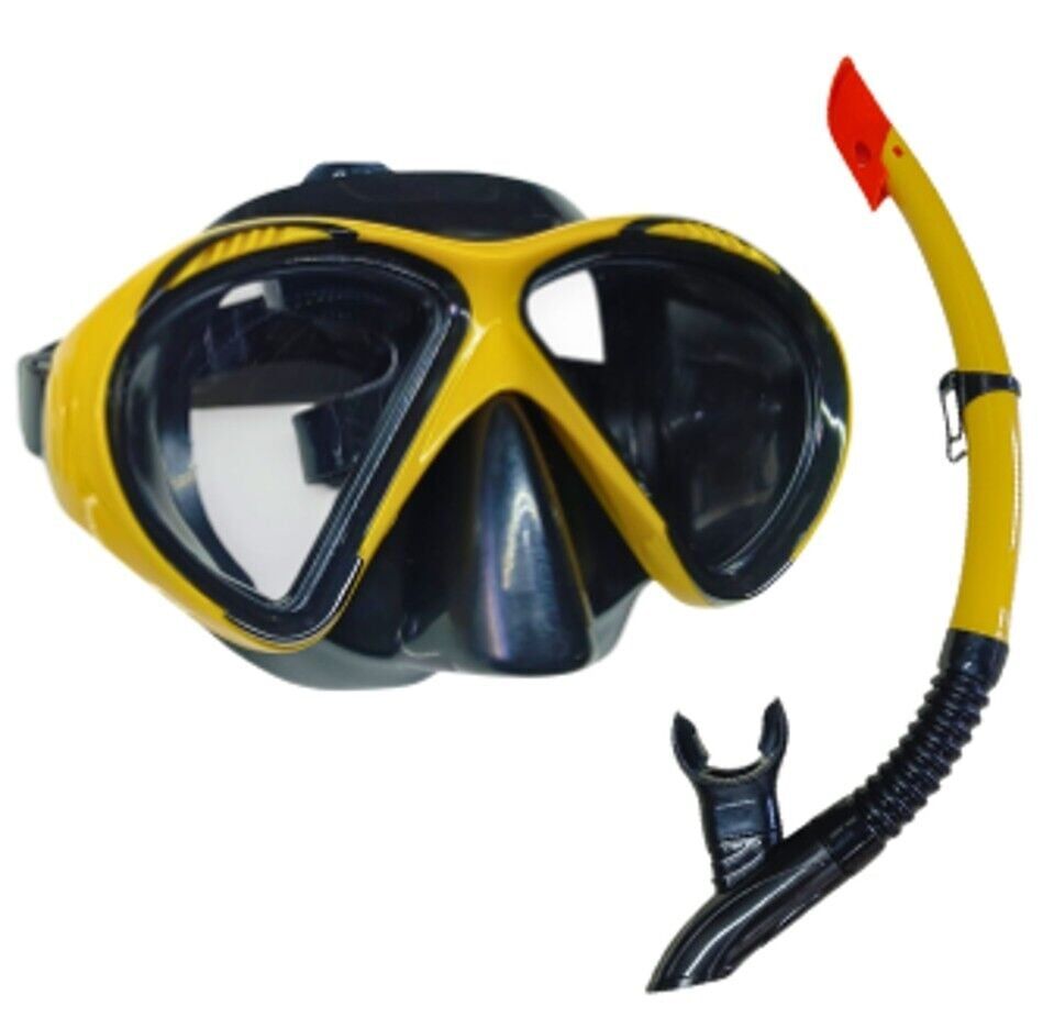 Star Diving Dalış Maskesi ve Snorkel Yetişkin - 51711-SARI