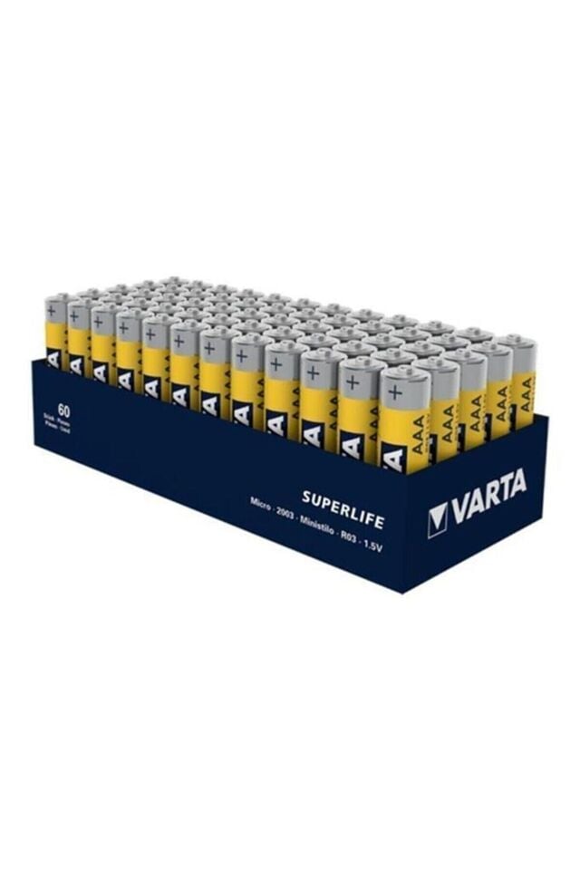 Superlıfe Çinko Aaa Ince Kalem Pil 60Lı Paket (1077)