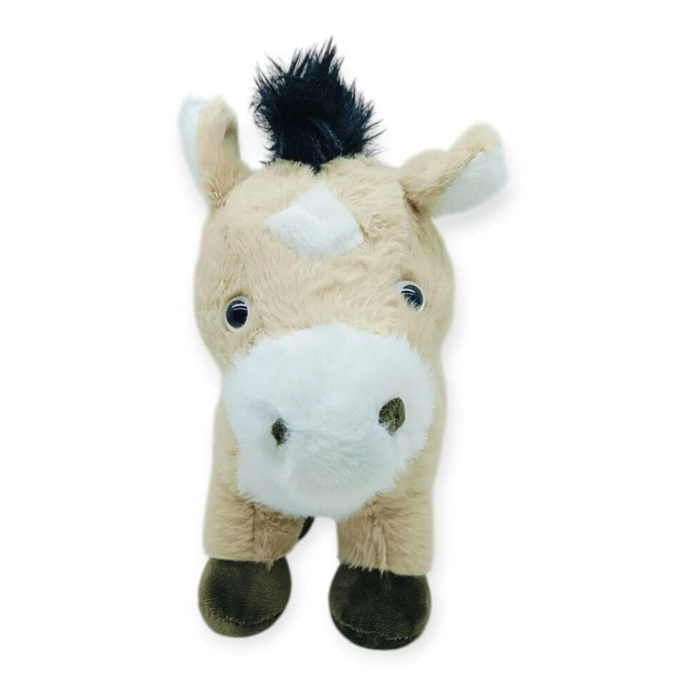 Peluş Hayvanlar Sesli 30 cm At - Bej