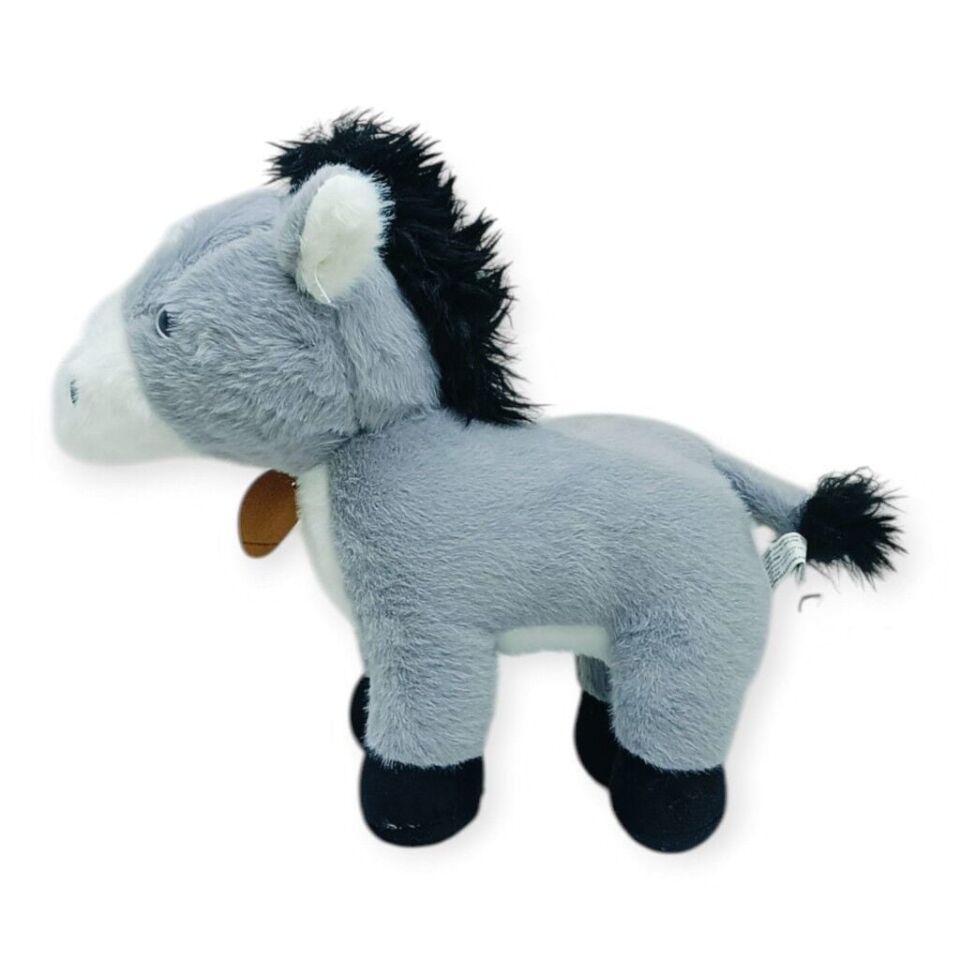 Peluş Hayvanlar Sesli 30 cm At - Gri