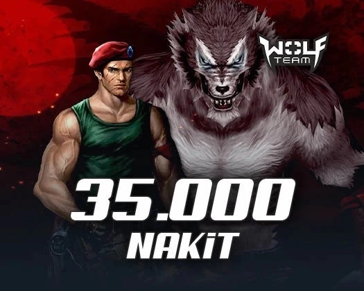 Wolfteam 80.000 Joypara 35000 Nakit