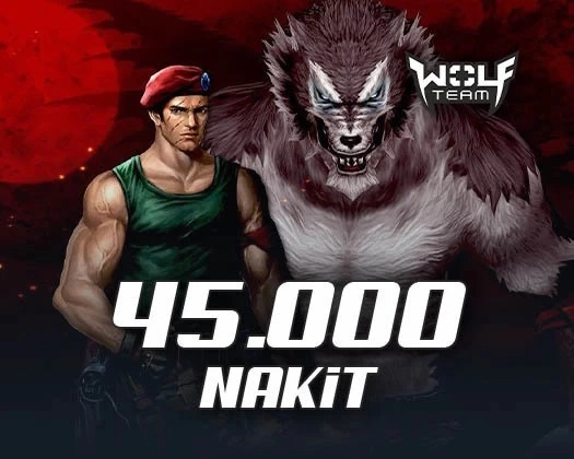 Wolfteam 100.000 Joypara 45000 Nakit